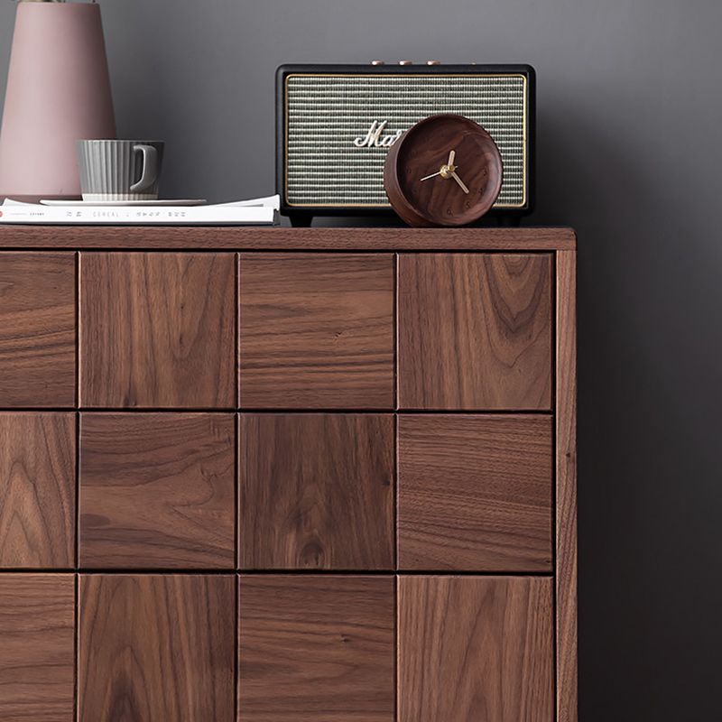 37.40" Tall Wood Accent Cabinet 5-Drawer Rectangular Accent Chest Clearhalo 'Cabinets & Chests' 'cabinets_chests' 'furn' 'furn_cabinets_chests' 'Furniture' 'Living Room Furniture' 1200x1200_55b713d5-27d5-48b8-82e1-91d5a7a2599c