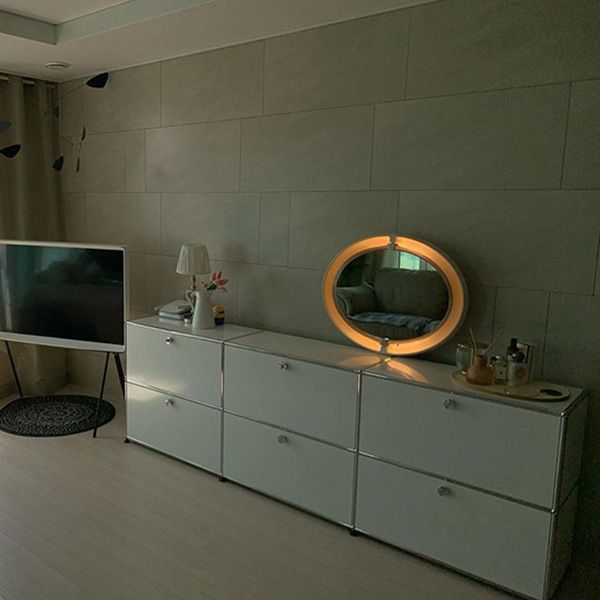 Sideboard di sideboard di archiviazione moderna con cassetto per casa