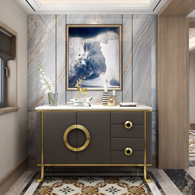 Sideboard Sideboard Sideboard in pietra Glam Sideboard con porta per la cucina