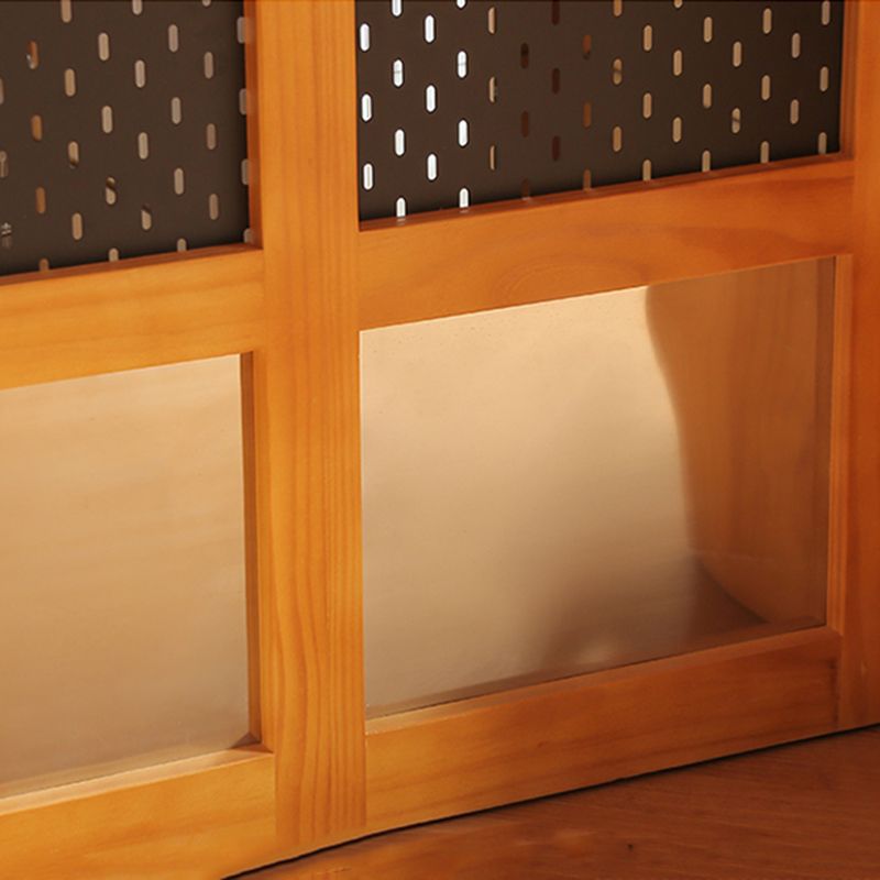 Modern Kitchen Island Table with Drawers and Glass Storage Cabinet Clearhalo 'furn' 'furn_kitchen_islands_carts' 'Furniture' 'Kitchen & Dining Furniture' 'Kitchen Islands & Carts' 'kitchen_islands_carts' 1200x1200_55b92acf-b412-4a77-be6f-15ed8a0f07e9