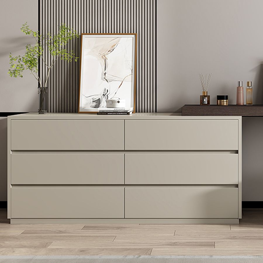 Moderne 6-lading flip-top make-up ijdelheid set met spiegel en ontlasting