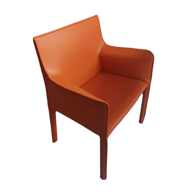 工業用布張りのアームダイニングチェアキッチンパーソンズチェア