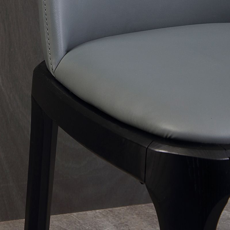 Contemporary Side Dining Chairs Faux Leather Kitchen Chairs for Home Clearhalo 'Dining Chairs' 'Dining Tables & Seating' 'dining_chair' 'furn' 'furn_dining_chair' 'Furniture' 'furniture_dining_chair' 'Kitchen & Dining Furniture' 1200x1200_55bb0716-5573-47aa-8795-ba4a1913033f