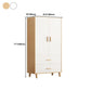 Contemporary Wardrobe Armoire Wooden Armoire with Doors and Legs