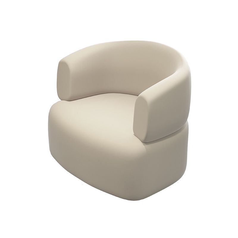 Sofá estándar contemporáneo de brazo de cuero de cuero sintético para sala de estar para sala de estar