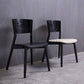 Silla lateral moderna de madera sólida silla de comedor de espalda abierta para el hogar