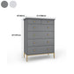 Glam Engineered Wooden Storage Chest Bedroom Chest with Drawers Clearhalo 'Bedroom Furniture' 'Dressers & Chests' 'dressers_chests' 'furn' 'furn_dressers_chests' 'Furniture' 1200x1200_55c2d31e-d404-49b4-8b8f-7f8eedbf3dd8