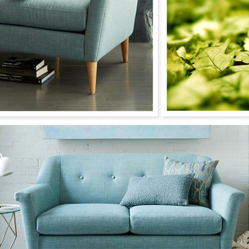 31.5" H Contemporary Cotton Blend Tufted Flared Arm Sofa for Apartment Clearhalo 'furn' 'furn_sofas' 'Furniture' 'Living Room Furniture' 'Sofa' 'sofas' 1200x1200_55c3838f-999d-44b7-8924-d7c2bf550e77