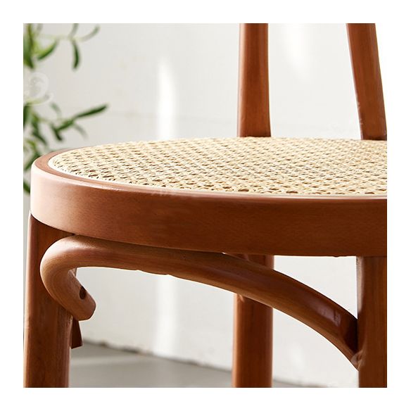 Contemporary Wooden Bar-stool Solid Round Seat Counter Bar Stool with Wood Legs Clearhalo 'Bar Furniture' 'Bar Stools' 'bar_stools' 'furn' 'furn_bar_stools' 'Furniture' 'Kitchen & Dining Furniture' 1200x1200_55c38b51-0e81-493a-a4e6-fd6bc39eed5d