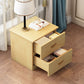 Canteros tradicionales 2 cajones mesa de acento mesita de noche de acabado antiguo de la cama nocturna
