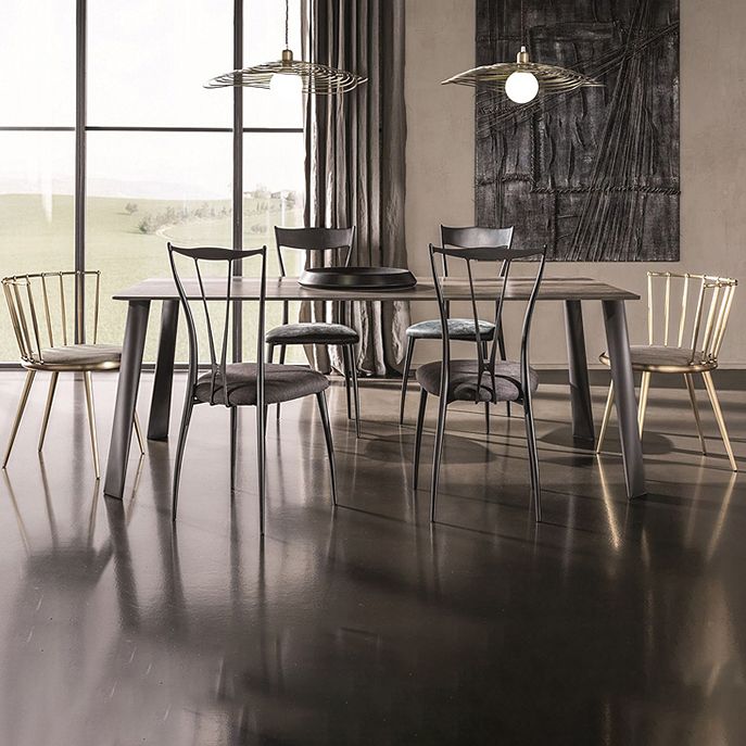 Scandinavian Fabric Dining Chair Windsor Back Side Chair for Home Clearhalo 'Dining Chairs' 'Dining Tables & Seating' 'dining_chair' 'furn' 'furn_dining_chair' 'Furniture' 'furniture_dining_chair' 'Kitchen & Dining Furniture' 1200x1200_55ca3514-7f1d-4a2d-ac8c-1291d37d09a8