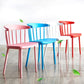 Scandinavian Home Slat Back Side Chair Matte Finish Plastic Dining Chair Clearhalo ' kitchen&dining_furn' 'Dining Chairs' 'Dining Tables & Seating' 'dining_chair' 'furn' 'furn_dining_chair' 'Furniture' 'furniture_dining_chair' 'Kitchen & Dining Furniture' 'kitchen' 1200x1200_55ccc859-3274-4cbe-a039-81e13a9d9a99