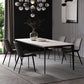 Rectangle Contemporary Dining Room Table Sintered Stone Table with 4 Black Legs Clearhalo ' dining_table' 'Dining Tables & Seating' 'Dining Tables' 'Furniture' 'furniture_dining_table' 'Kitchen & Dining Furniture' 'kitchen&dining_furn' 'kitchen' 'kitchen_dining_table' 1200x1200_55cd9067-8a0a-4274-be7c-d330497bd729