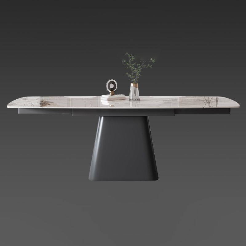 Rectangle Sintered Stone Dining Table Set 1/4/5/7 Pieces Dining Set for Kitchen Clearhalo 'Dining Room Sets' 'Dining Tables & Seating' 'dining_room_set' 'furn' 'furn_dining_room_set' 'Furniture' 'Kitchen & Dining Furniture' 1200x1200_55cf2024-0241-4a8e-92f9-0edd47b6f38e