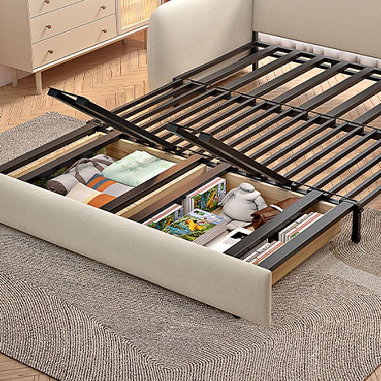 Beige Cushion Back Futon Foldable Pillow Included Sleeper Sofa Clearhalo 'furn' 'furn_futons' 'Furniture' 'Futons & Daybeds' 'Futons' 'Living Room Furniture' 1200x1200_55cfaa47-f133-46fc-a22e-a7047b3f5efd