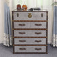 Rustic Leather Chest Vertical Chest with Drawers for Bedroom Clearhalo 'Bedroom Furniture' 'Dressers & Chests' 'dressers_chests' 'furn' 'furn_dressers_chests' 'Furniture' 1200x1200_55cffd12-e1b0-4d37-ade0-44529c5db27f