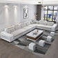 Modern Style Sectional Tufted Back Ramp Armrest White Storage Rack Sofa Clearhalo 'furn' 'furn_sectionals' 'Furniture' 'Living Room Furniture' 'Sectionals' 1200x1200_55d1e59c-fcc9-4089-a569-1e0f2fc8689f