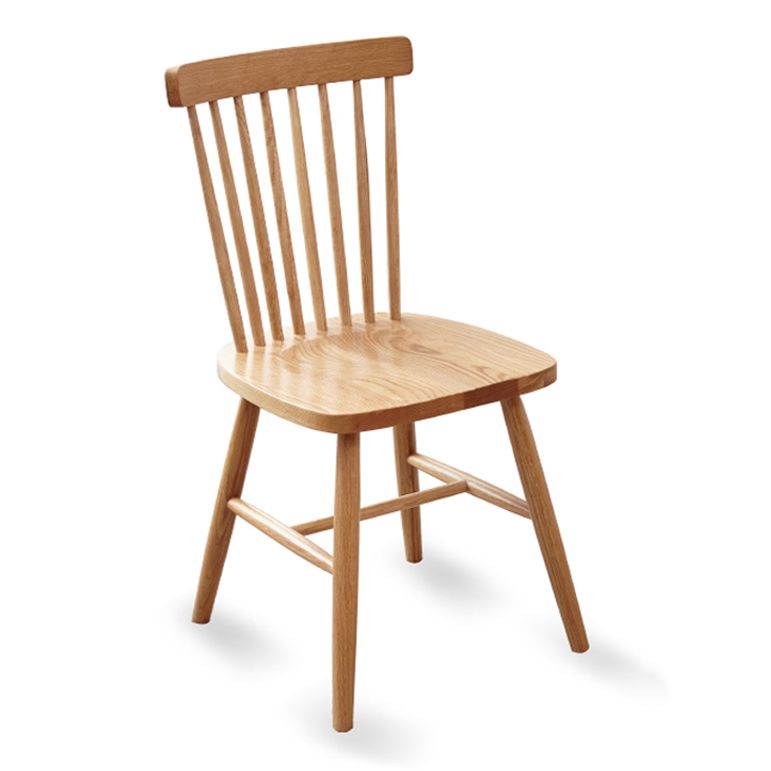 Modern Kitchen Wood Square Dining Chair Windsor Back Side Chair for Home Use Clearhalo ' kitchen&dining_furn' 'Dining Chairs' 'Dining Tables & Seating' 'dining_chair' 'Furniture' 'furniture_dining_chair' 'Kitchen & Dining Furniture' 'kitchen' 1200x1200_55d2f6d0-dac5-4e54-97d1-e59775baf84d