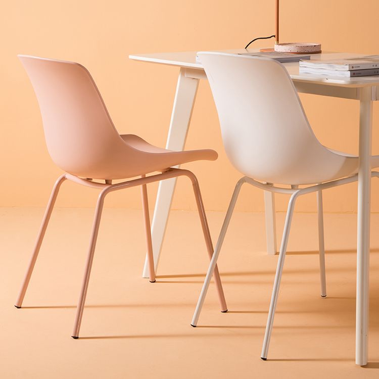 Modern Style Dining Chairs Dining Armless Side Chairs with Metal Legs Clearhalo ' kitchen&dining_furn' 'Dining Chairs' 'Dining Tables & Seating' 'dining_chair' 'furn' 'furn_dining_chair' 'Furniture' 'furniture_dining_chair' 'Kitchen & Dining Furniture' 'kitchen' 1200x1200_55d4c4b9-ca0e-44c6-a801-a6d4fcd70717