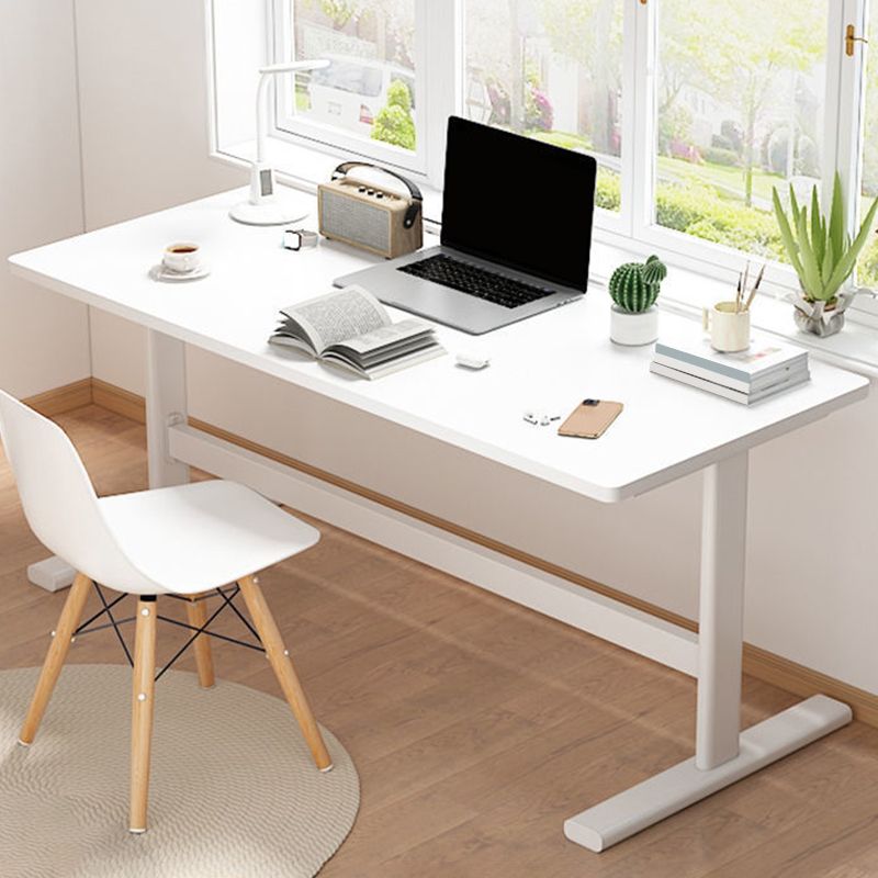 Bureau d'écriture en bois de style industriel 29.13 pouces de haut bureau avec des jambes en métal