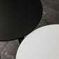 Mesa de comedor con barra superior de madera redonda de estilo contemporáneo para uso doméstico