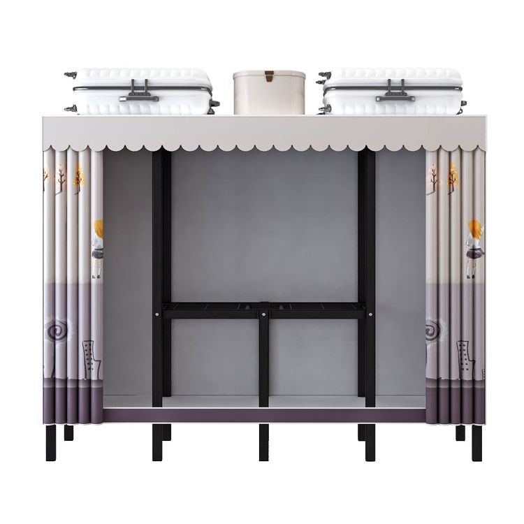 Gabinete de armario de acero de armario de estilo plegable de estilo contemporáneo para el hogar para el hogar