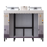 Gabinete de armario de acero de armario de estilo plegable de estilo contemporáneo para el hogar para el hogar