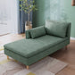 Modern Fabric Chaise Solid Wood Chaise Lounge Couch with One Armed Clearhalo 'Chairs & Seating' 'Chaise Lounge' 'chaise_lounge' 'furn' 'furn_chaise_lounge' 'Furniture' 'Living Room Furniture' 1200x1200_55d82c0c-956d-4162-af7f-aafb338ea3a6