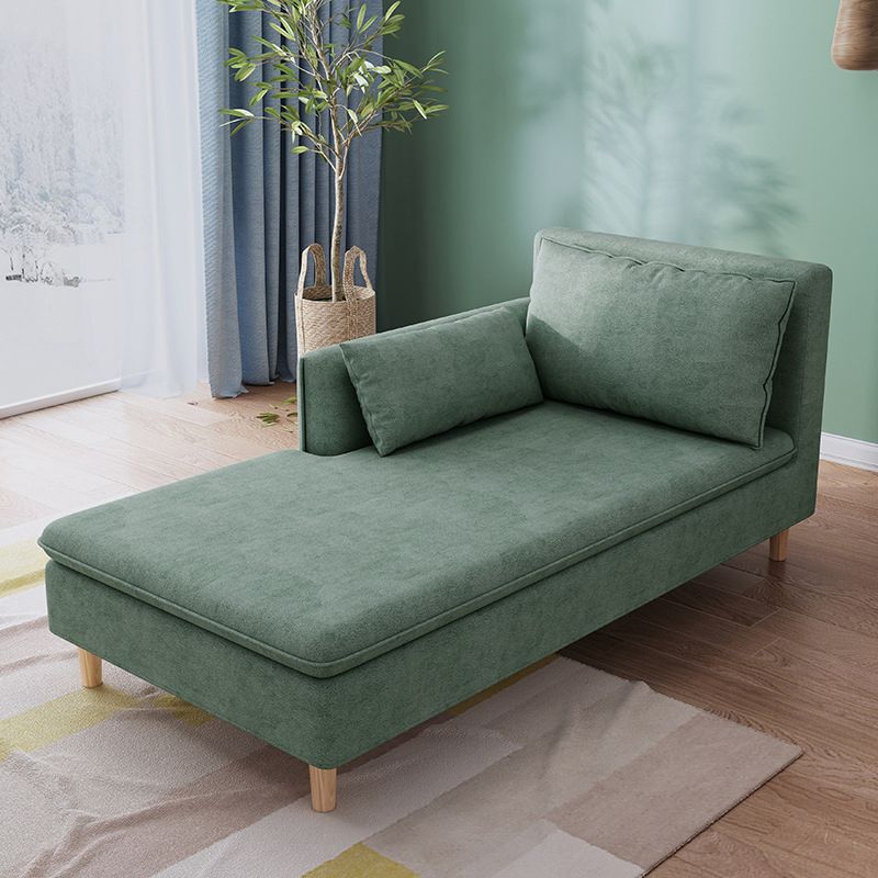 Modern Fabric Chaise Solid Wood Chaise Lounge Couch with One Armed Clearhalo 'Chairs & Seating' 'Chaise Lounge' 'chaise_lounge' 'furn' 'furn_chaise_lounge' 'Furniture' 'Living Room Furniture' 1200x1200_55d82c0c-956d-4162-af7f-aafb338ea3a6
