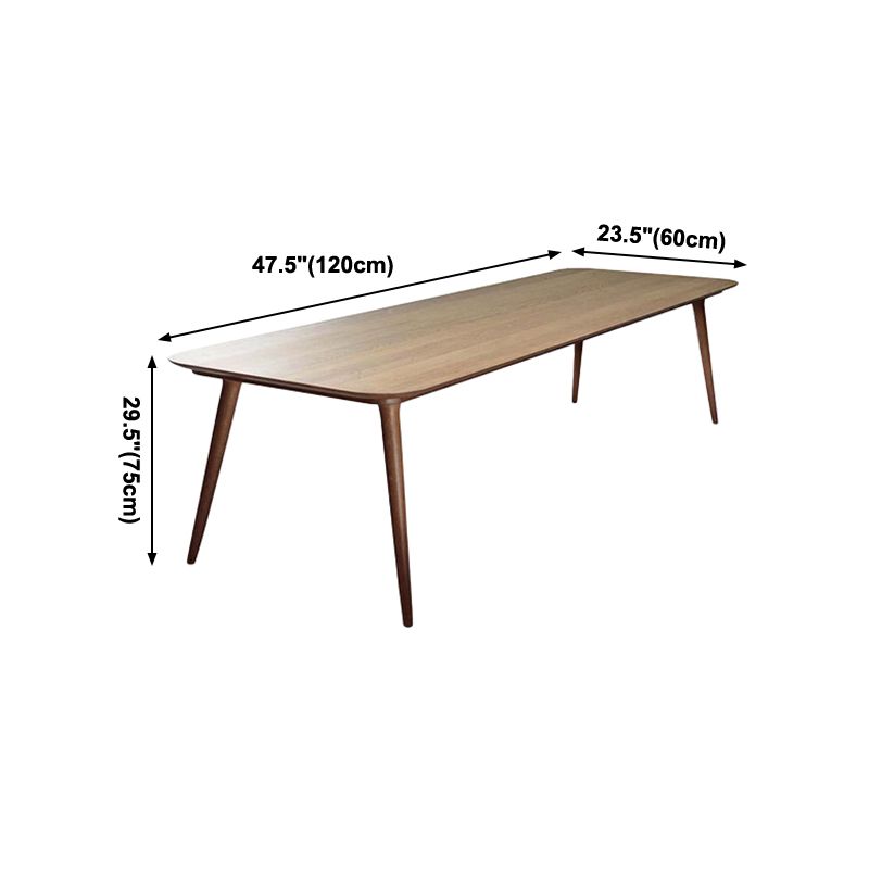 Rectangle Dining Site Table Modern Style Solid Wood Dining Room Collection with 4-foot Clearhalo ' dining_table' 'Dining Tables & Seating' 'Dining Tables' 'furn' 'furn_dining_table' 'Furniture' 'furniture_dining_table' 'Kitchen & Dining Furniture' 'kitchen&dining_furn' 'kitchen' 'kitchen_dining_table' 1200x1200_55dae888-b6ee-46c6-8e12-820f0a807651