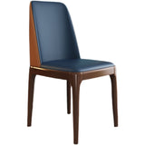 Scandinavian Style Wood Dining Chair Armless Solid Back Dining Chair Clearhalo ' kitchen&dining_furn' 'Dining Chairs' 'Dining Tables & Seating' 'dining_chair' 'furn' 'furn_dining_chair' 'Furniture' 'furniture_dining_chair' 'Kitchen & Dining Furniture' 'kitchen' 1200x1200_55dca74a-39e5-4706-8336-627a254f6d43