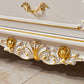 Sideboard Sideboard in pietra a 2 porte in stile glam per soggiorno