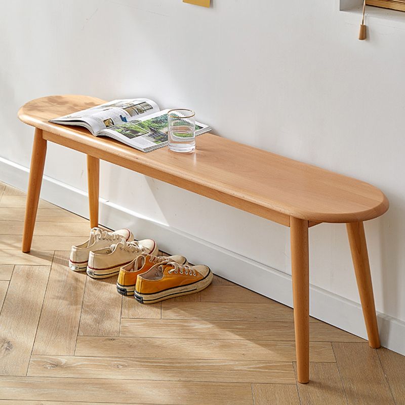 Contemporary Solid Wood Bedroom Bench 15.7" Height Seating Bench with Legs Clearhalo 'Benches' 'Chairs & Seating' 'furn' 'furn_benches' 'Furniture' 'Living Room Furniture' 1200x1200_55dcb9f7-1e2e-427b-a171-460beddeb0b1