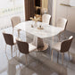 Modern Stone Round Dining Table Pedestal Table for Dining Room Clearhalo 'Dining Tables & Seating' 'Dining Tables' 'dining_table' 'furn' 'furn_dining_table' 'Furniture' 'Kitchen & Dining Furniture' 1200x1200_55dfa698-7c8f-4e4f-b8fa-c741a6240b42
