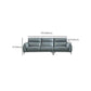 Flared Arms Sectionals Genuine Leather Sectional Sofa for Living Room Clearhalo 'furn' 'furn_sectionals' 'Furniture' 'Living Room Furniture' 'Sectionals' 1200x1200_55e0f994-a0b9-4de6-8f85-a087290e4280