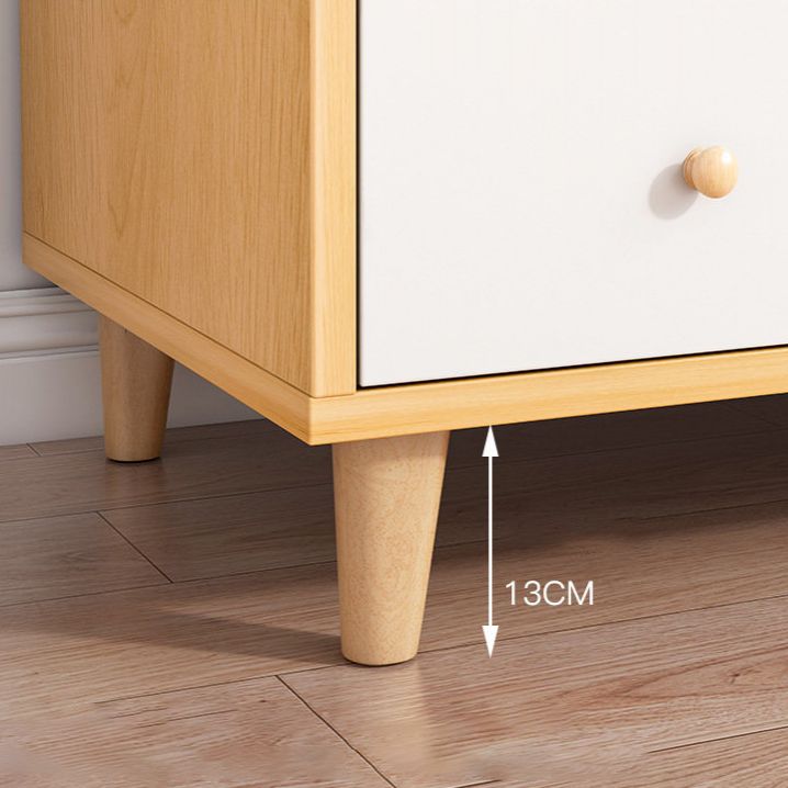 Scheda in legno ingegnerizzato in stile moderno con porta e cassetto