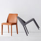 Faux Leather Armless Dining Chairs Contemporary Home Side Chair