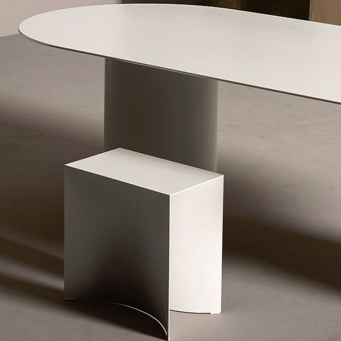 Oval Dining Table Simplicity Style Dinner Table for Home Kitchen Dinner