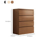 Coffre de rangement en bois pour chambre à coucher contemporaine, coffre vertical avec tiroirs