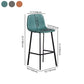 Contemporary Counter Stools Armless Leather Indoor Bar Stool with Iron Base Clearhalo 'Bar Furniture' 'Bar Stools' 'bar_stools' 'furn' 'furn_bar_stools' 'furniture_bar_stools' 'Kitchen & Dining Furniture' 'kitchen&dining_furn' 'kitchen' 'kitchen_furn' Furniture' 1200x1200_55f0a74f-32e4-45c6-96a8-40bf6d60c7db
