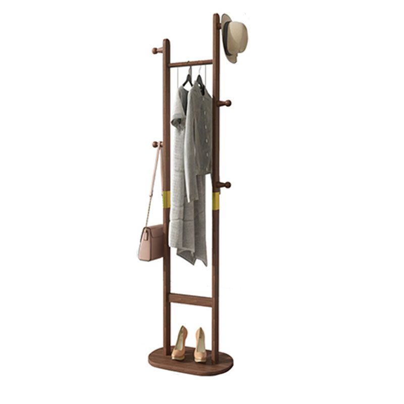 Scandinavian Hall Stand Wood Free Standing Storage Shelf Organizer Hall Tree Clearhalo 'Entry & Mudroom Furniture' 'furn' 'furn_hall_tree_coat_racks' 'Furniture' 'Hall Trees & Coat Racks' 'hall_tree_coat_racks' 1200x1200_55f23f0a-8a31-48d3-b895-c6268236ae90