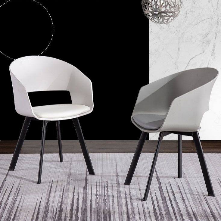 Metal Industrial Kitchen Dining Room Chair Open Back Armchair Clearhalo ' kitchen&dining_furn' 'Dining Chairs' 'Dining Tables & Seating' 'dining_chair' 'furn' 'furn_dining_chair' 'Furniture' 'furniture_dining_chair' 'Kitchen & Dining Furniture' 'kitchen' 1200x1200_55f330db-7a43-4737-a998-b3c720f41c2d