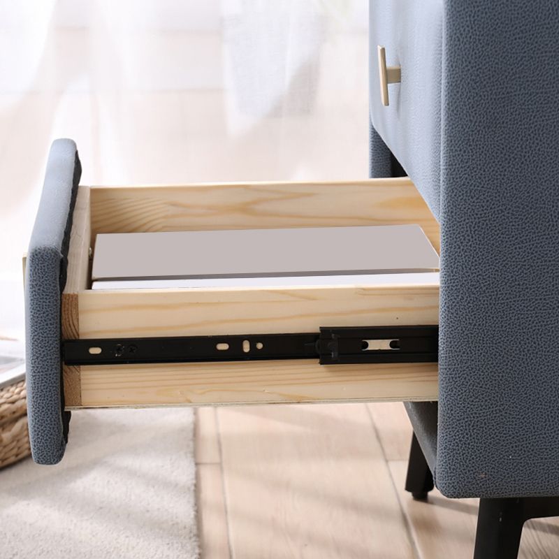 Table de nuit en bois artificiel 2 tiroirs table de nuit pour chambre à coucher