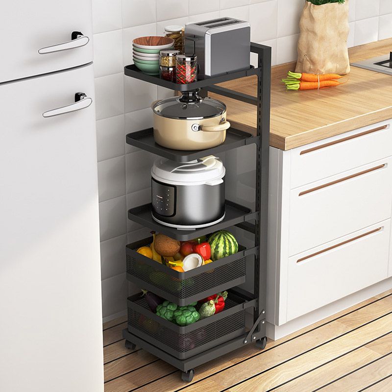 Metal de estantes abiertos Mesa de preparación comedor de comedor