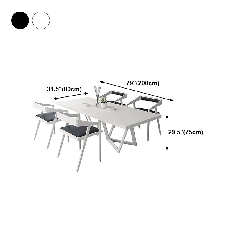Rectangle Double Pedestal Luxury Style Dining Table Fixed Table with Solid Wood Clearhalo ' dining_table' 'Dining Tables & Seating' 'Dining Tables' 'furn' 'furn_dining_table' 'Furniture' 'furniture_dining_table' 'Kitchen & Dining Furniture' 'kitchen&dining_furn' 'kitchen' 'kitchen_dining_table' 1200x1200_55f99aa3-40c3-4a87-8f67-4979945b9f87