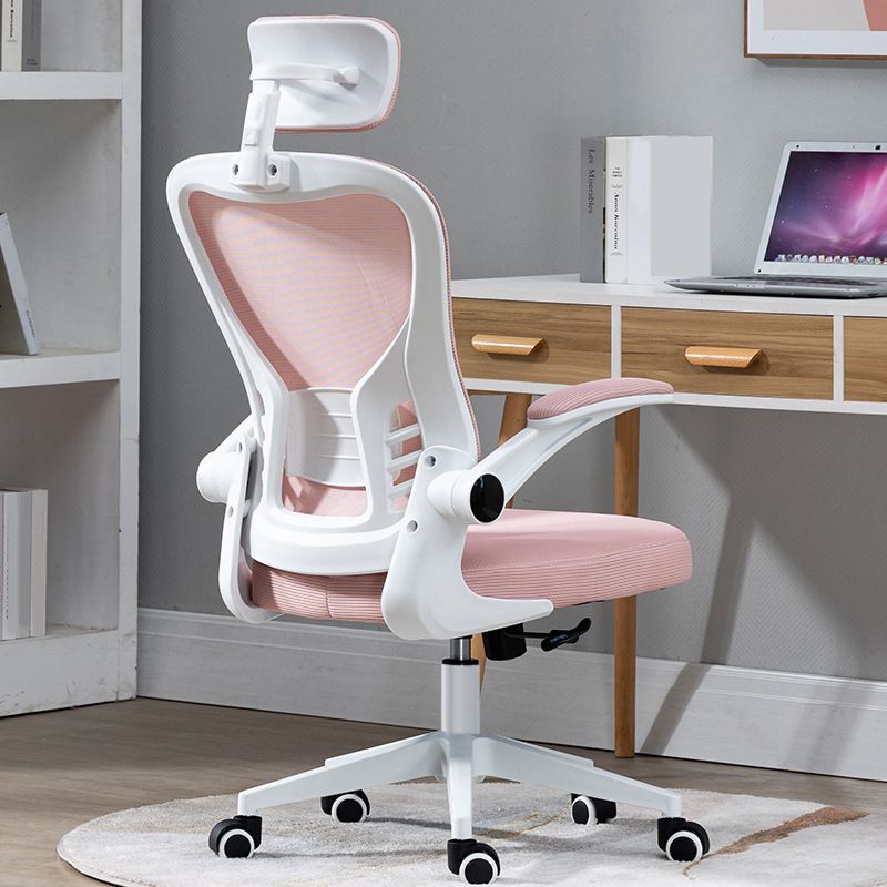 Gepolsterte Waffenbüros Stuhl Neigungsmechanismus Keine belastende ergonomische Folie Stuhl mit Rädern