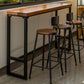 Living Room Modern Patio Bar Table Wood Rectangle Trestle Bistro Bar Desk Clearhalo 'Bar Furniture' 'Bar Tables' 'bar_tables' 'furn' 'furn_bar_tables' 'Furniture' 'furniture_bar_tables' 'Kitchen & Dining Furniture' 1200x1200_55fdb1b2-59dc-422d-9d80-228134e40ec4