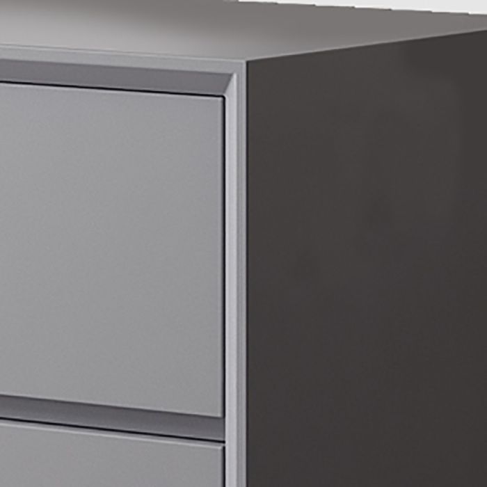 Coffre contemporain de stockage de tiroirs de la commode 8 de coffre de rangement, largeur de 15,6 pouces