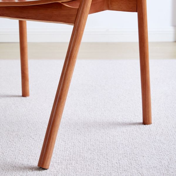 Contemporary Solid Wood Home Dining Arm Chair Open Back Dining Side Chair Clearhalo 'Dining Chairs' 'Dining Tables & Seating' 'dining_chair' 'furn' 'furn_dining_chair' 'Furniture' 'furniture_dining_chair' 'Kitchen & Dining Furniture' 1200x1200_5600b3d6-271b-4eb7-8b9c-481259511afa