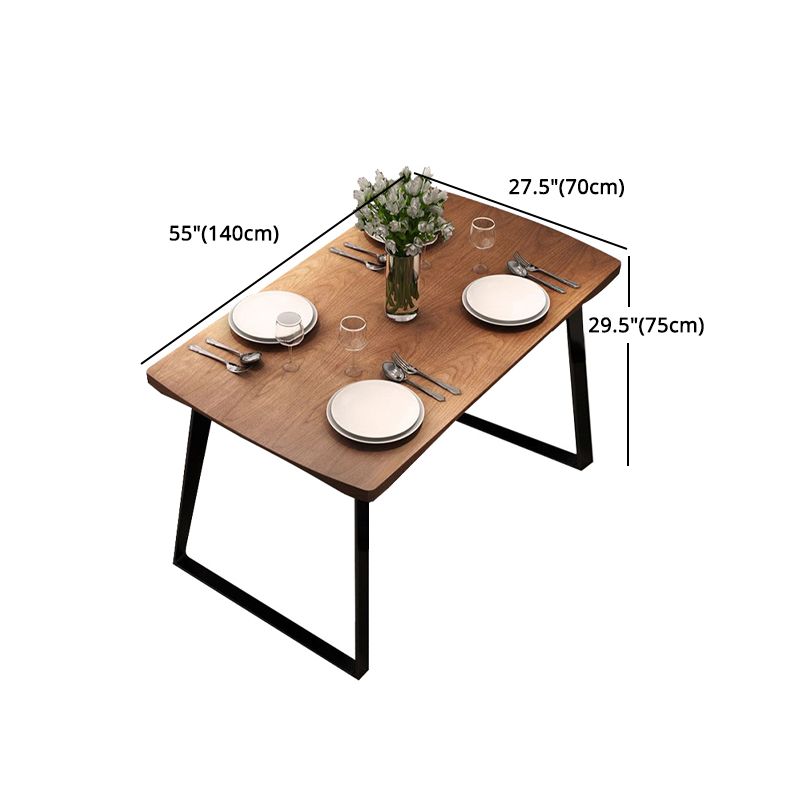 Industrial 1/5 pieces Dinette Set Solid Wood Dining Table with Chairs Clearhalo 'Dining Room Sets' 'Dining Tables & Seating' 'dining_room_set' 'furn' 'furn_dining_room_set' 'Furniture' 'furniture_dining_room_set' 'Kitchen & Dining Furniture' 'kitchen&dining_furn' 'kitchen' 1200x1200_560118e9-2627-4ef6-be6f-071b0c102844